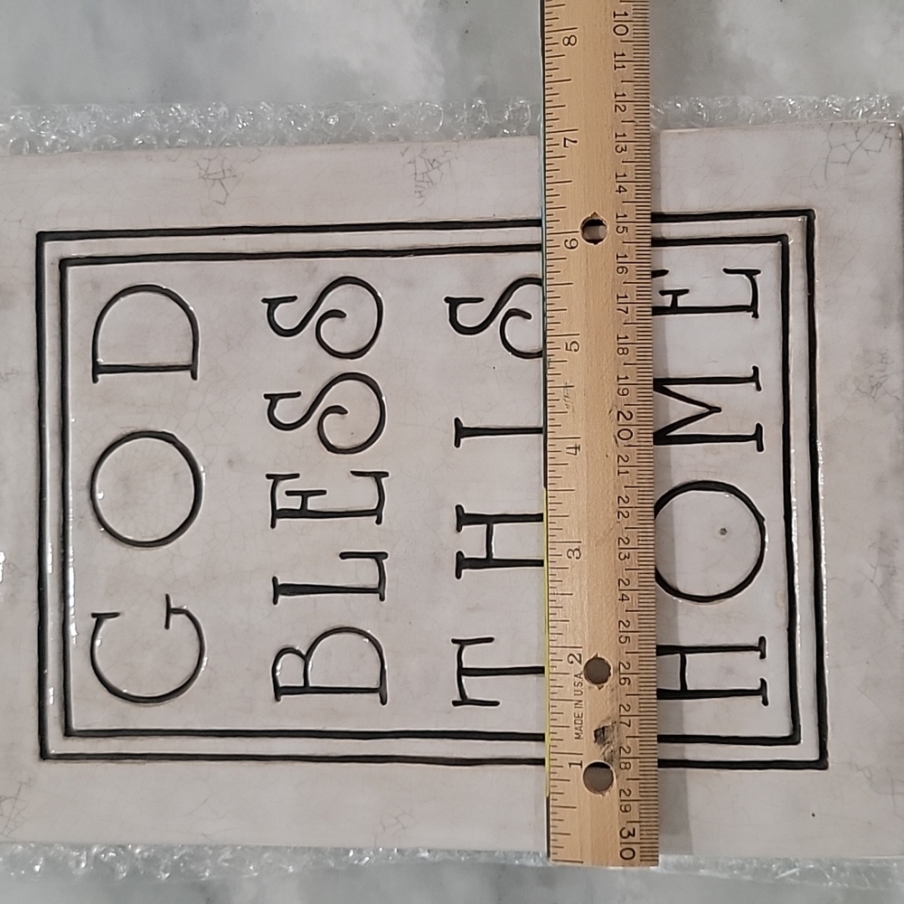 God Bless this Home Ceramic decor - Picture 4 of 5